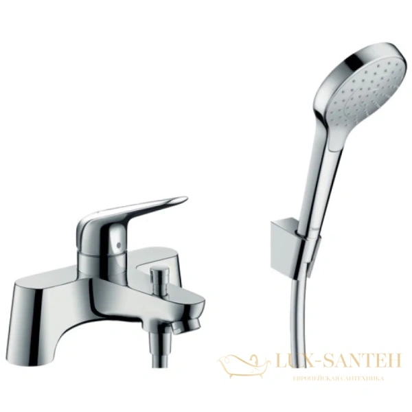 смеситель для ванны hansgrohe novus 71044000, хром