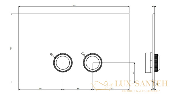 накладная панель смыва gessi venti20 54651.710 для инсталляций geberit sigma8 и sigma12, brass pvd