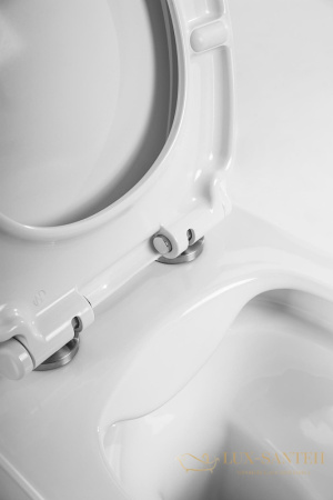 подвесной унитаз belbagno acqua bb340chr/bb2020sc с сиденьем микролифт, белый