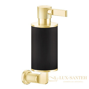 дозатор gessi inciso 58514.246, gold pvd/черный