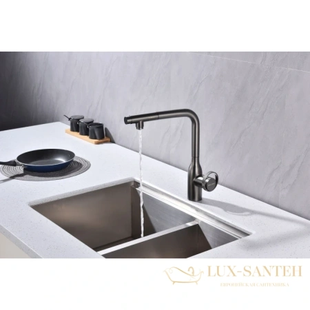 смеситель paulmark urban ur213104-b для кухни с подключением к фильтру, беретта