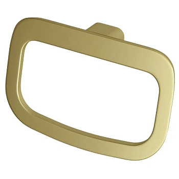 полотенцедержатель-кольцо wasserkraft aisch k-5960, золотой матовый