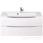 тумба под раковину belbagno marino marino-1000-2c-so-bl-p 100 см подвесная, bianco lucido