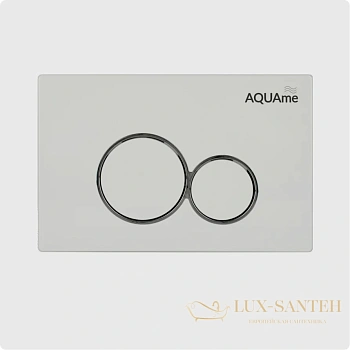 панель смыва aquame, aqm4101w, белый