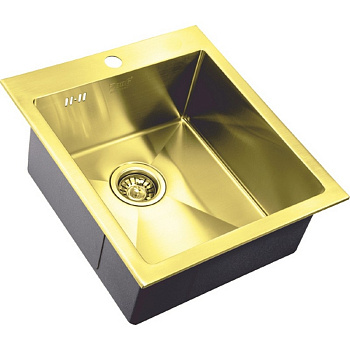 кухонная мойка zorg bronze szr-4551 bronze, бронза