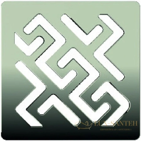 душевой трап berges platz norma 090160 99x99/50 мм, матовый хром