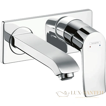 смеситель для раковины hansgrohe metris 31251000, хром