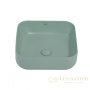 раковина накладная abber rechteck ac2211mcg, 38,5х38,5 см, светло-зеленый матовый