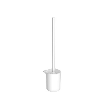 ершик emco flow, 2715 139 00, подвесной, держатель х ручка белая, цвет и материал белый пластик