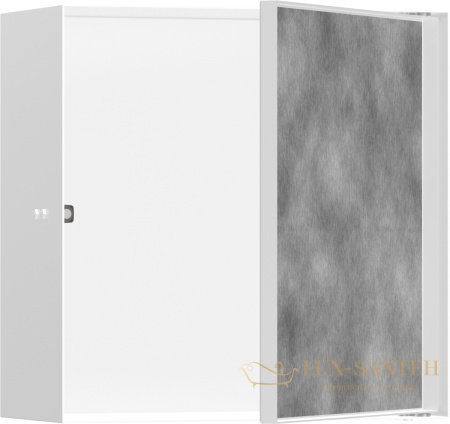 полка hansgrohe xtrastoris rock 56091700 матовая белая