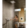 верхний душ hansgrohe raindance e air 1jet 400x400 26252000 (внешняя часть)
