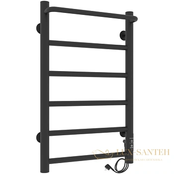 полотенцесушитель с/т laris прайм чкч п6 400/600 правый тэн черный матовый 73207593