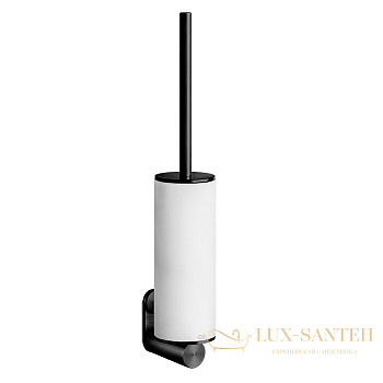 ерш gessi 316 accessories 54719.707 подвесной, black metal brushed pvd/белый