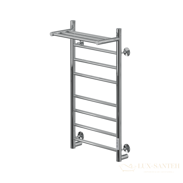 полотенцесушитель электрический кабельный ника way-2 80/40 с полкой u тэн, хром