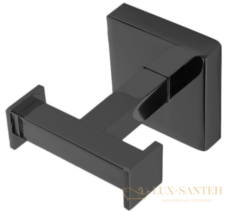 крючок двойной stil haus urania u13.2(23), черный матовый