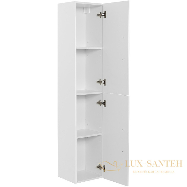 шкаф пенал belbagno aurora aurora-1600-2a-sc-bo-p-r 33 см r подвесной, bianco opaco