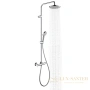 душевая система showerpipe 200 1jet с термостатом hansgrohe vernis blend 26276000, хром