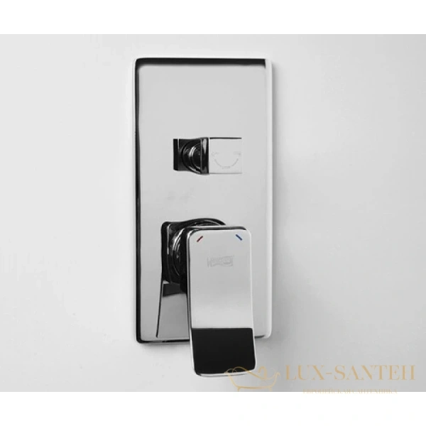 душевой комплект wasserkraft aller a14131 250х190 мм, хром