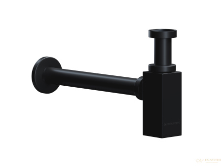 сифон для раковины ceramica nova, 70002mb, черный матовый