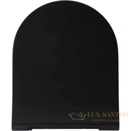 сиденье для унитаза allen brau priority 4.31004.31 с микролифтом, черный матовый