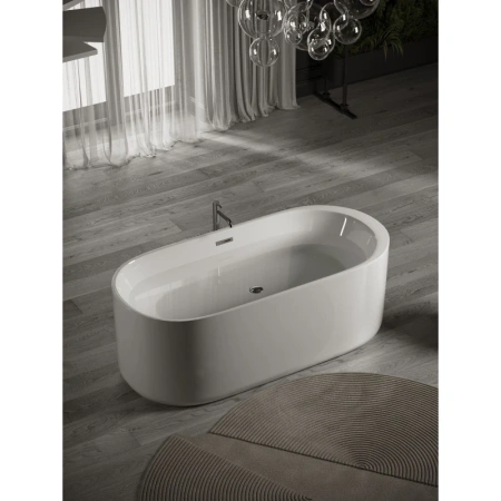 акриловая ванна sancos fiori fb04 170х80 см, белый