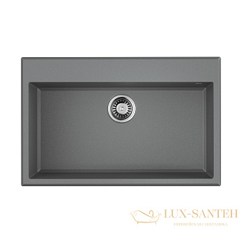 кухонная мойка omoikiri tedori 79-gr tetogranit х leningrad grey, 4993571