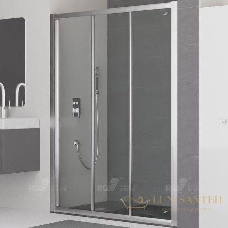 душевая дверь rgw classic 04091109-11 cl-11 90, профиль хром, стекло прозрачное