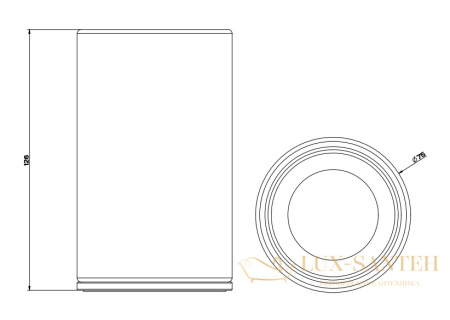 стакан gessi 316 accessories 54732.239 настольный, steel brushed/черный