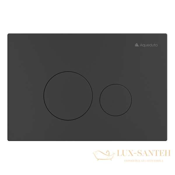 комплект aqueduto aqds192t, инсталляция tecnica novo, панель смыва circulo novo, черная матовая, унитаз ovo plus, сиденье микролифт, белый 