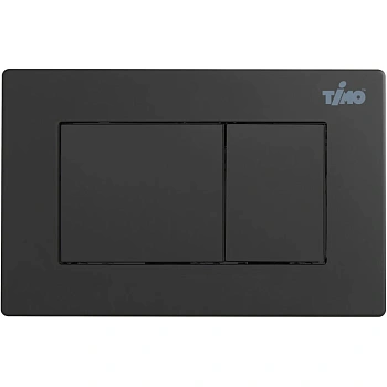 смывная клавиша timo reko fp-004mb, черный матовый