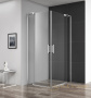 душевой уголок cezares slider slider-a-2-100/110-c-cr 110x110 профиль хром, стекло прозрачное