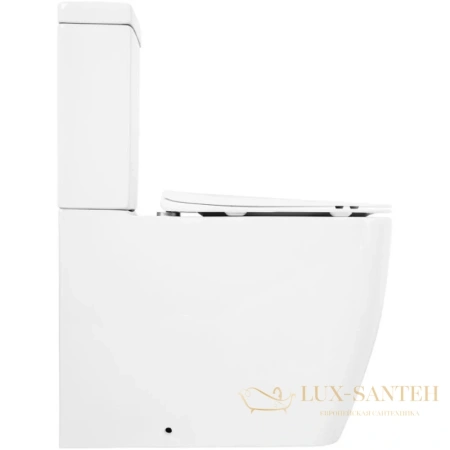 бачок для унитаза cezares lux czr-158-t 3/6 л, белый