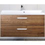 тумба под раковину belbagno aurora aurora-900-2c-so-rt 90 см подвесная, rovere tabacco