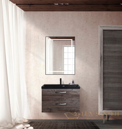 тумба под раковину belbagno aurora aurora-800-2c-so-pp 80 см подвесная, pino pasadena