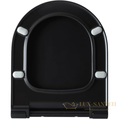 сиденье для унитаза allen brau priority 4.31004.31 с микролифтом, черный матовый