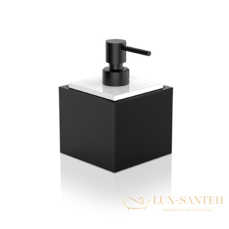 дозатор для жидкого мыла 400 мл, настольный, decor walther brownie ssp, 0937260, черный/белый/черный