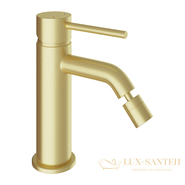 смеситель для биде aqueduto cano can0550, золото шлифованное