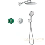 душевая система скрытого монтажа hansgrohe raindance s 240 1 jet powderrain с showerselect s 27951000