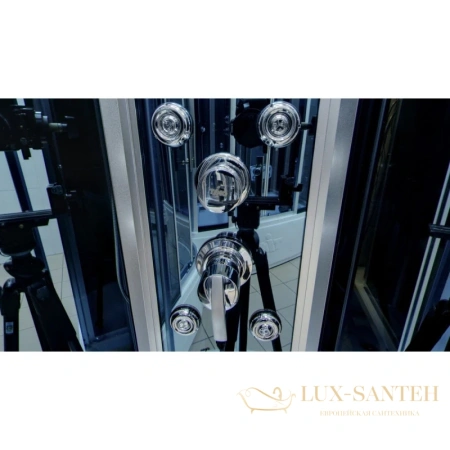 душевая кабина timo standart t-1180 80x80x220 см, стекло тонированное