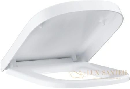 сиденье с крышкой grohe euro ceramic 39330002, с микролифтом, быстросъемное, белый