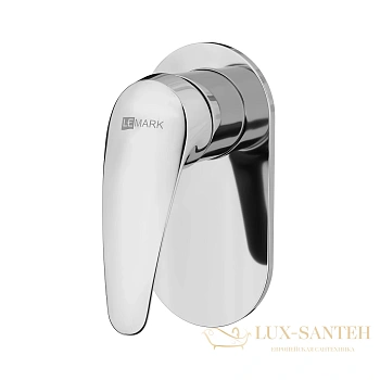 смеситель для душа встраиваемый lemark linara lm0423c, хром