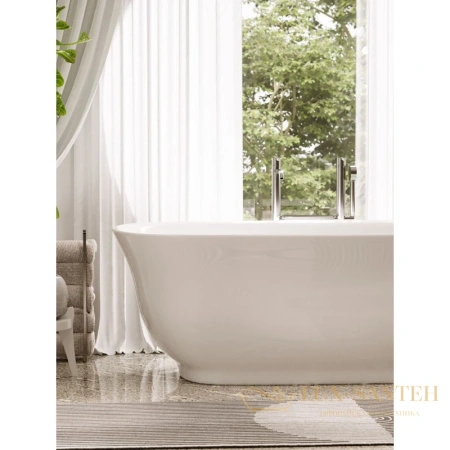 акриловая ванна sancos viva fb08 170х80 см, белый