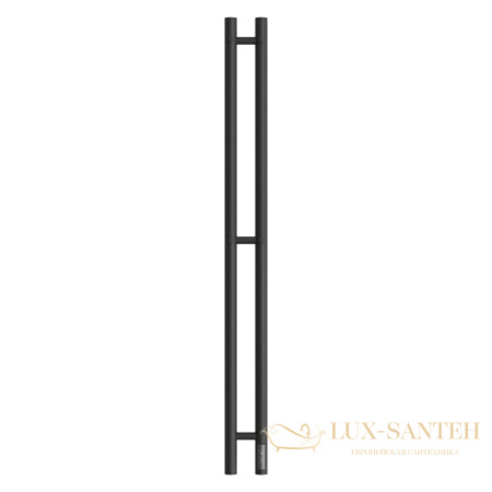 полотенцесушитель 80x1200 электрический point деметра pn12812b п3 диммер справа, черный