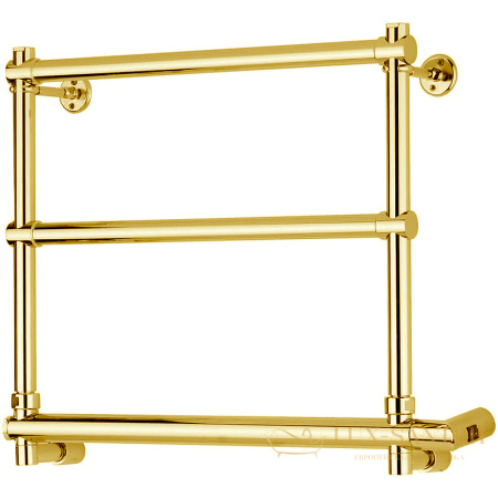полотенцесушитель электрический margaroli sole 540-3 box 5404703gdb, высота 44 см, ширина 57 см, золото