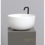 раковина круглая white ceramic dome w0307pl накладная ø44,5x24 см, сливовый матовый