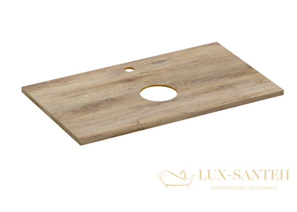 столешница cersanit wood из керамогранита spirit 60, 64187, цвет темное дерево