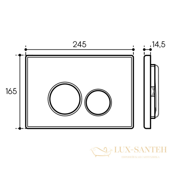 комплект aqueduto aqds105, инсталляция tecnica novo, панель смыва circulo, хром, унитаз ovo, сиденье микролифт, белый 