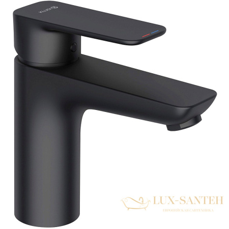 смеситель для раковины kludi pure style 402923975, черный матовый