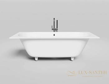 ванна salini ornella axis 103421m s-stone 180x80 см, белый