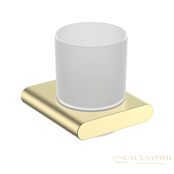 стакан для зубных щеток timo luiro 18432/17, золото матовое